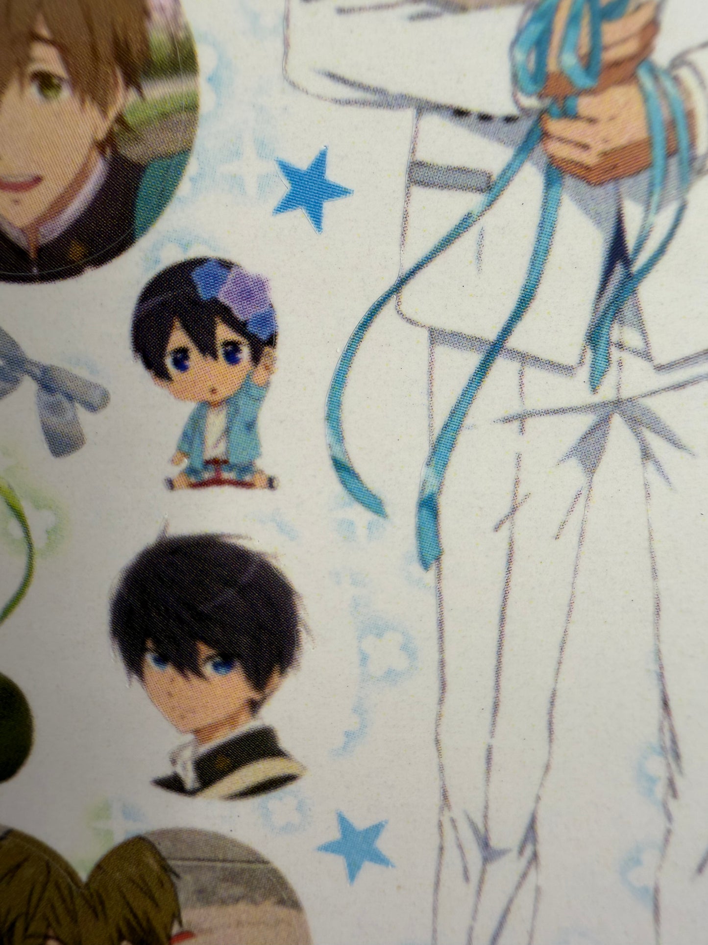 EE Free! (Iwatobi Swim Club) Sticker Sheet