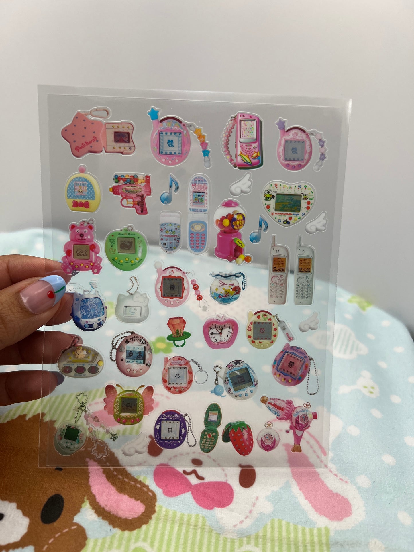 ♡Tamagotchi Old Skool Sticker Sheet♡