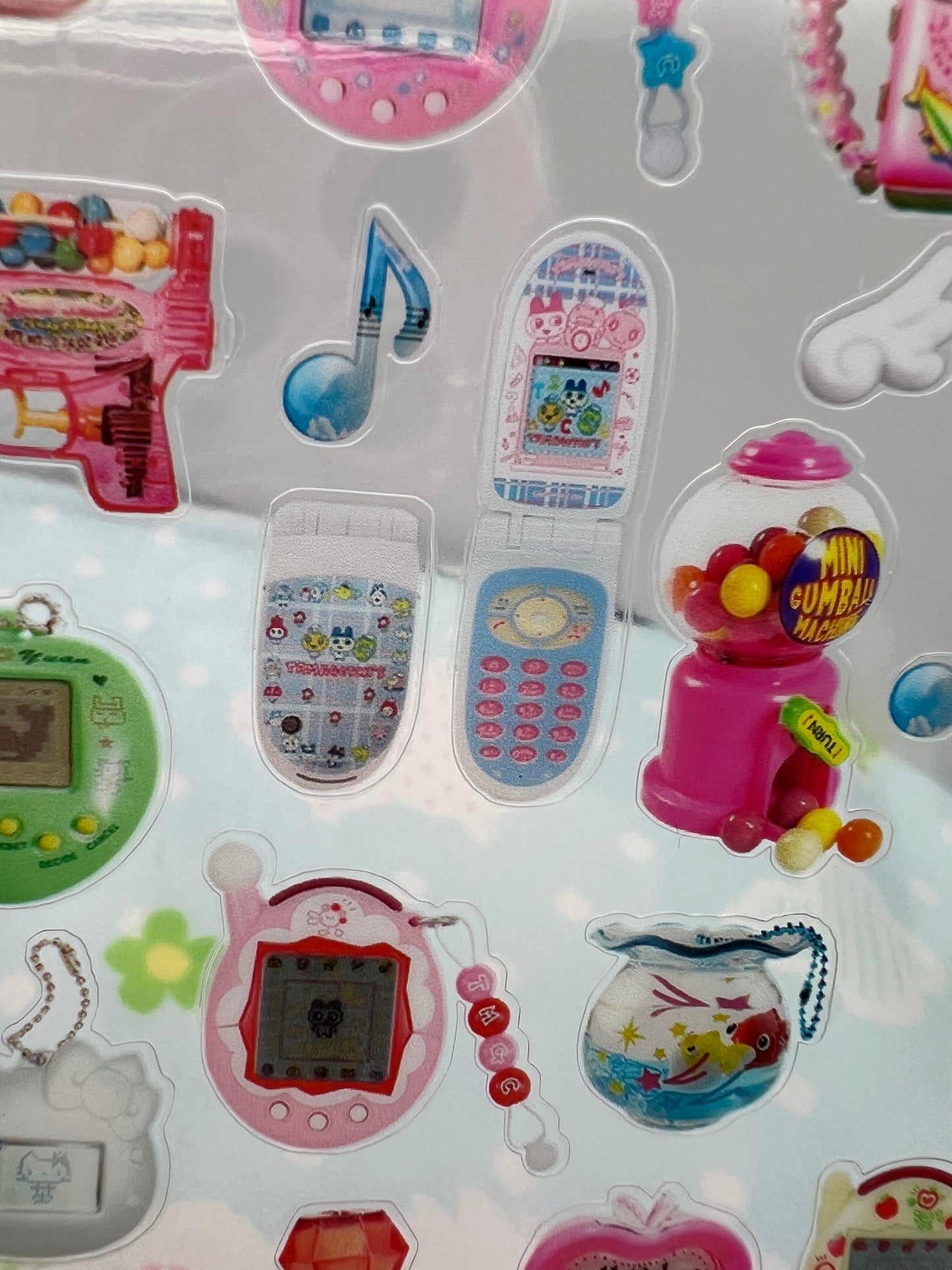 ♡Tamagotchi Old Skool Sticker Sheet♡