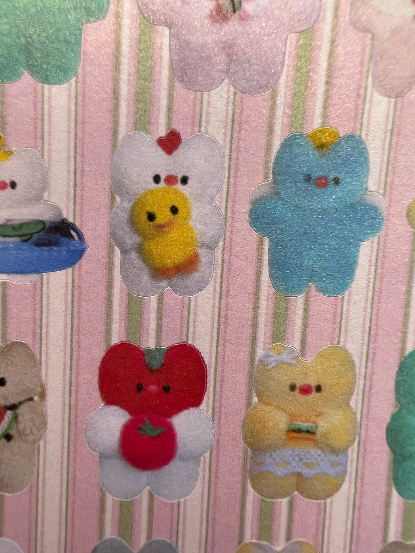 ♡Everyday Plushies Sticker Sheet♡