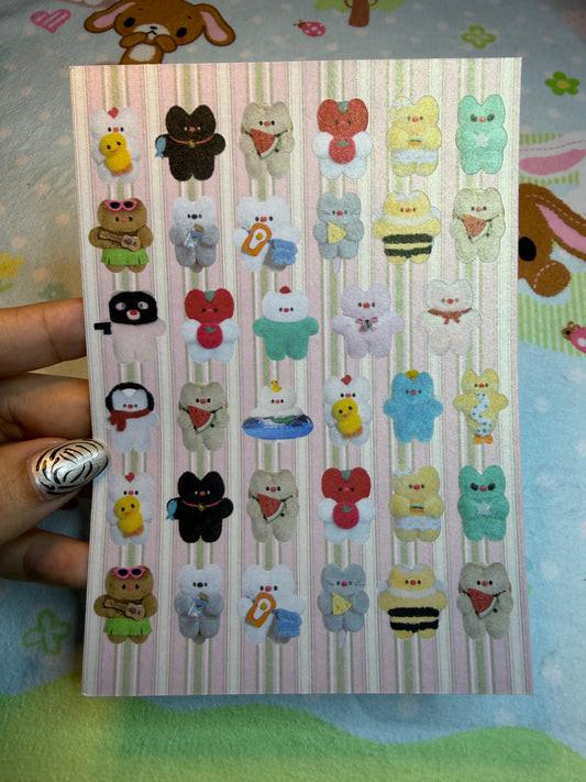 Everyday Plushies sticker Sheer