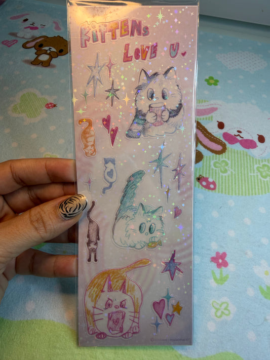 Kittens Sticker Sheet