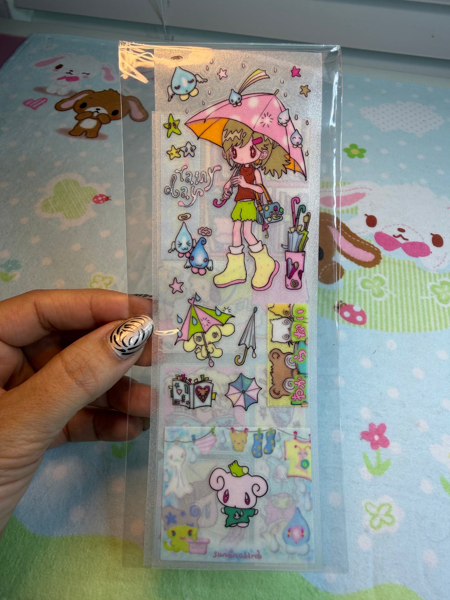 Sunonebird Rainy Day Stickers