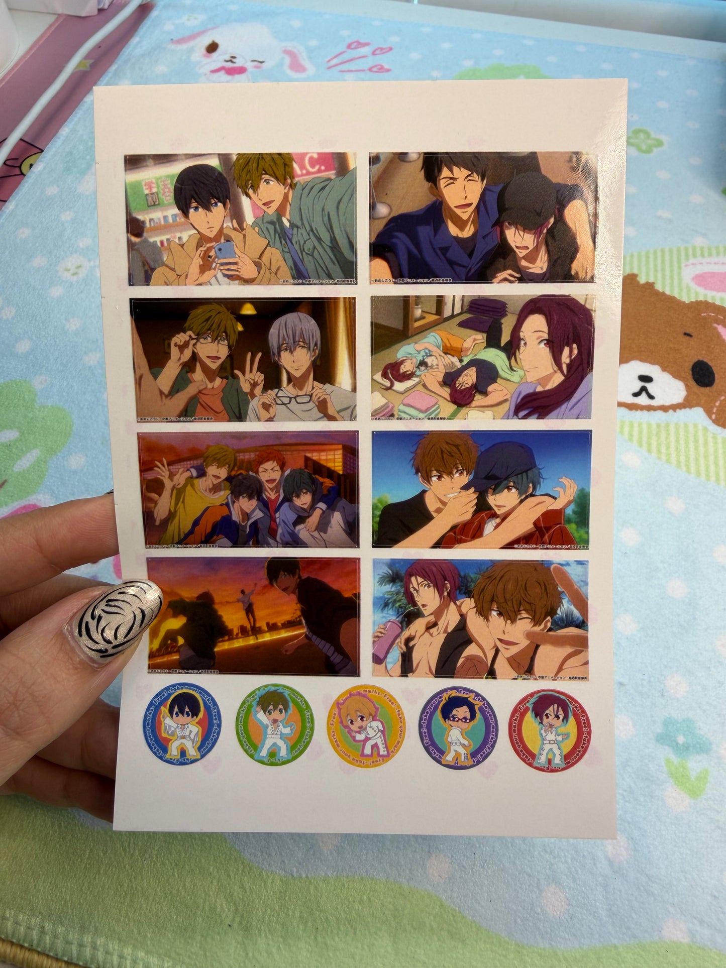 EA Free! (Iwatobi Swim Club) Sticker Sheet