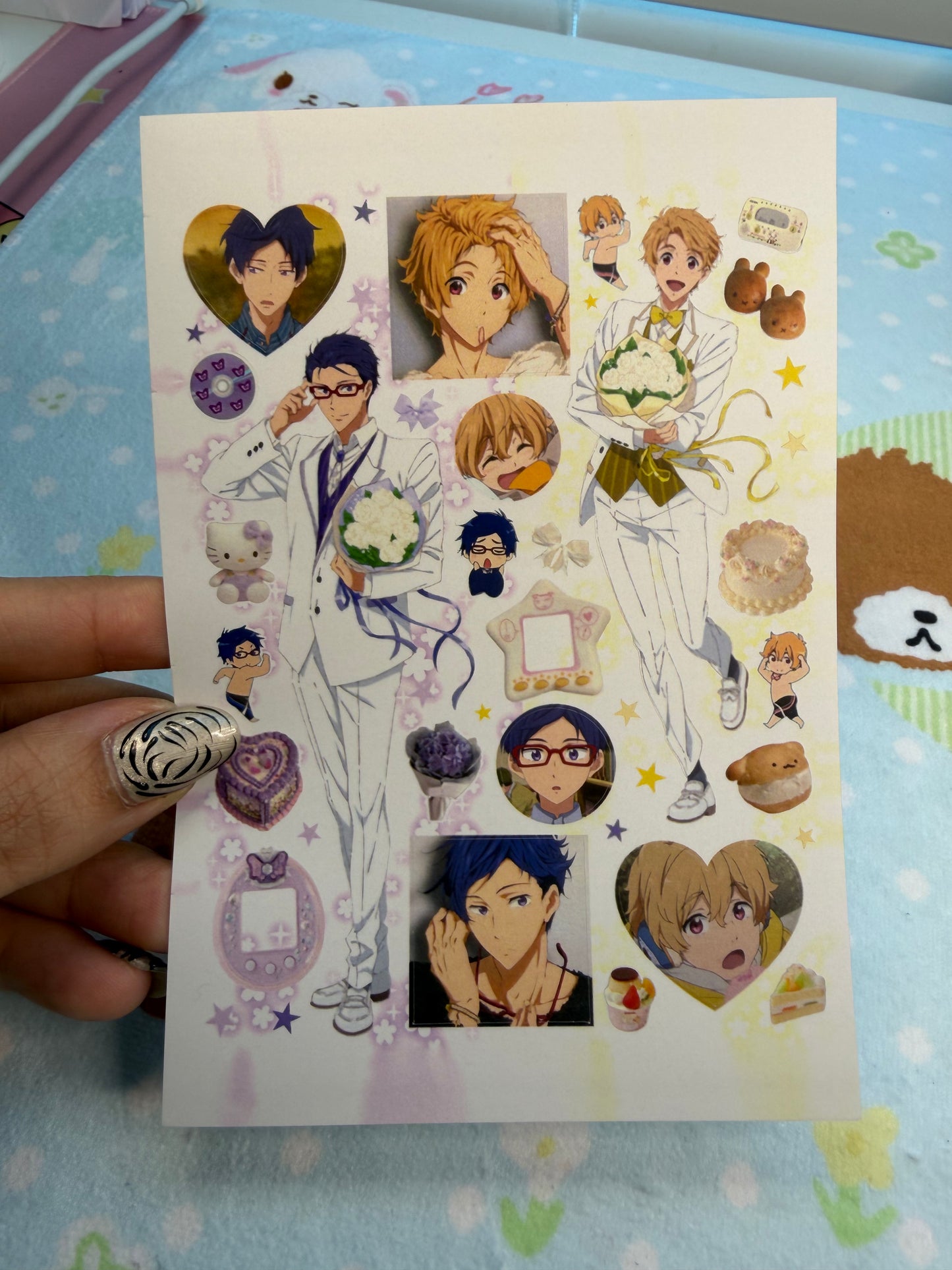 ED Free! (Iwatobi Swim Club) Sticker Sheet