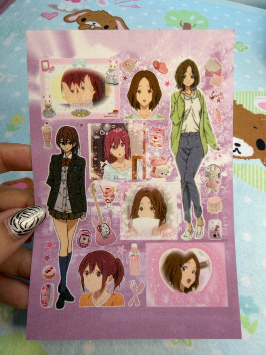 EH Free! (Iwatobi Swim Club) Sticker Sheet