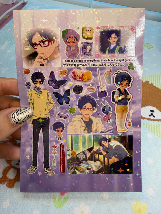 EK Free! (Iwatobi Swim Club) Sticker Sheet