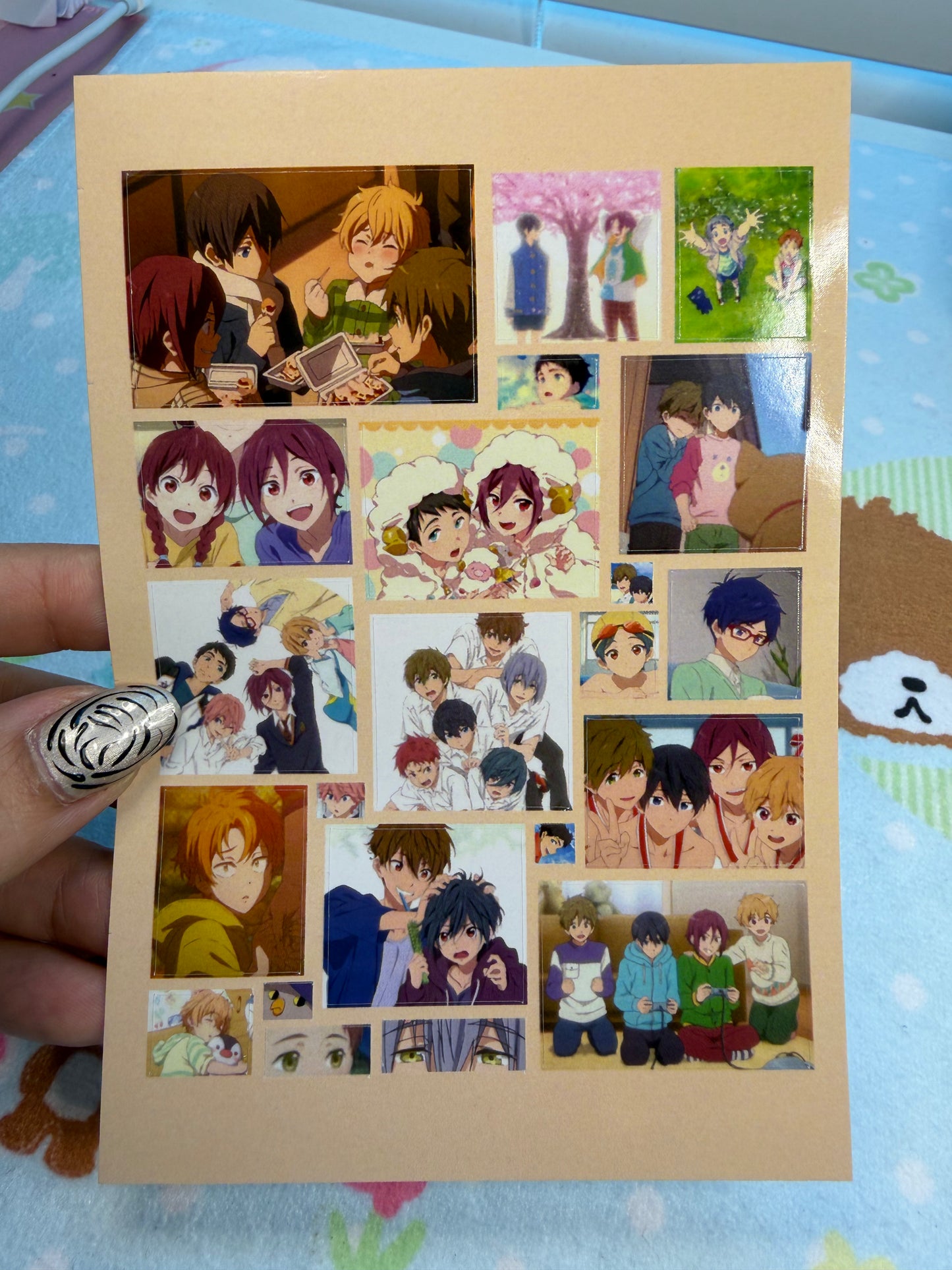 EL Free! (Iwatobi Swim Club) Sticker Sheet