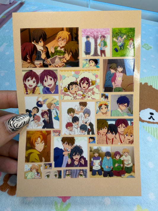 EL Free! (Iwatobi Swim Club) Sticker Sheet