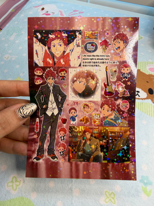 EQ Free! (Iwatobi Swim Club) Sticker Sheet