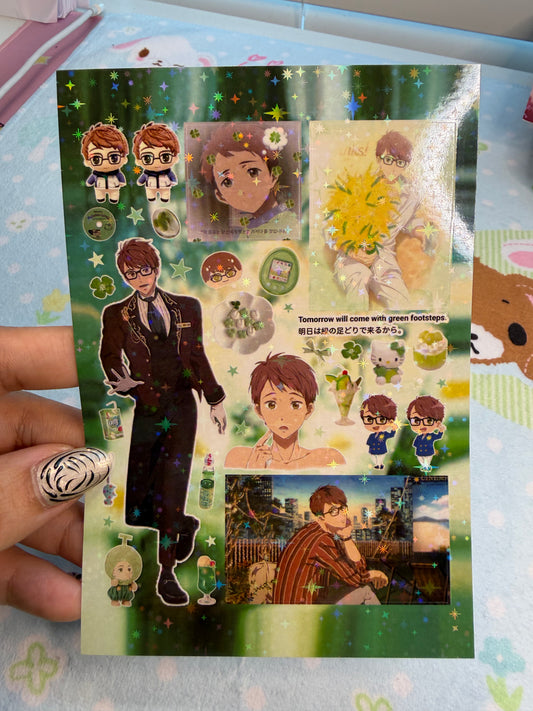 ET Free! (Iwatobi Swim Club) Sticker Sheet