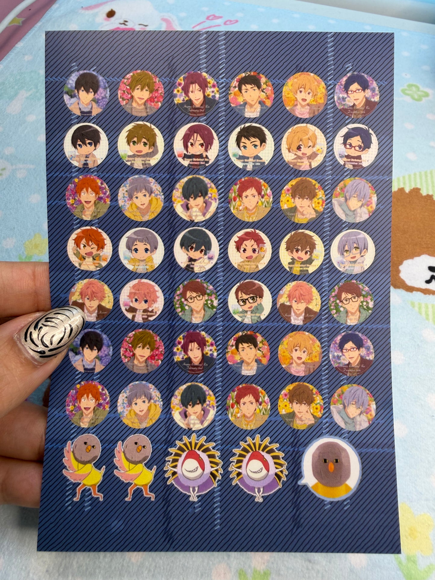 EX Free! (Iwatobi Swim Club) Sticker Sheet