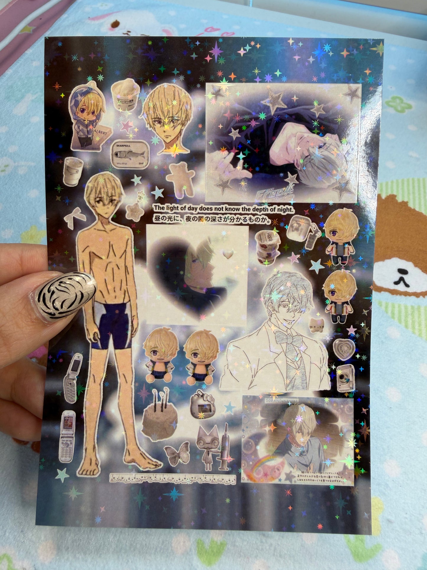 EZ Free! (Iwatobi Swim Club) Sticker Sheet