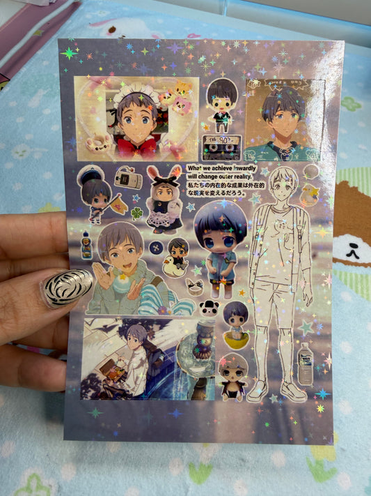 E2 Free! (Iwatobi Swim Club) Sticker Sheet