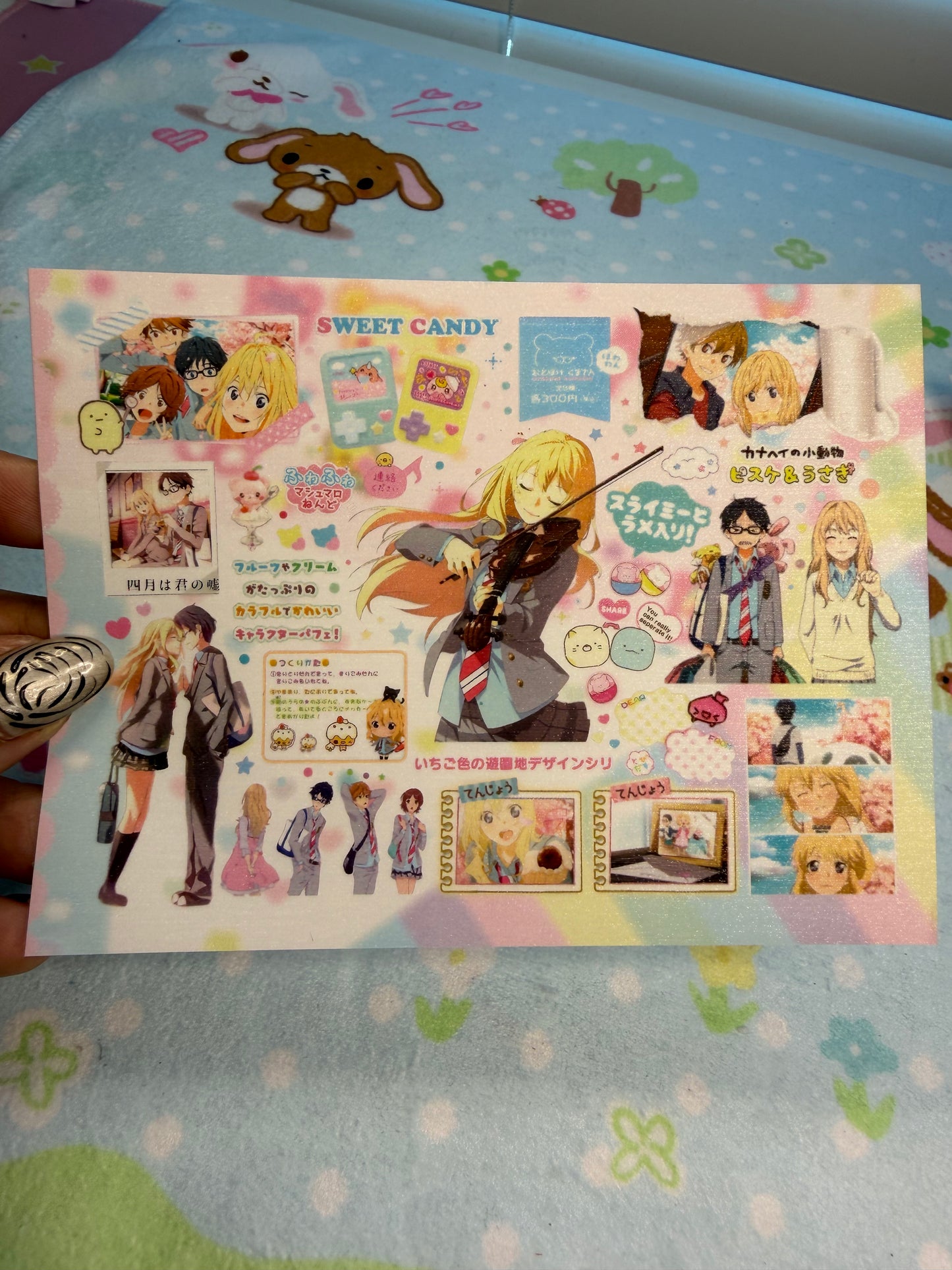 SSF Your Lie In April Anime Sticker Sheet