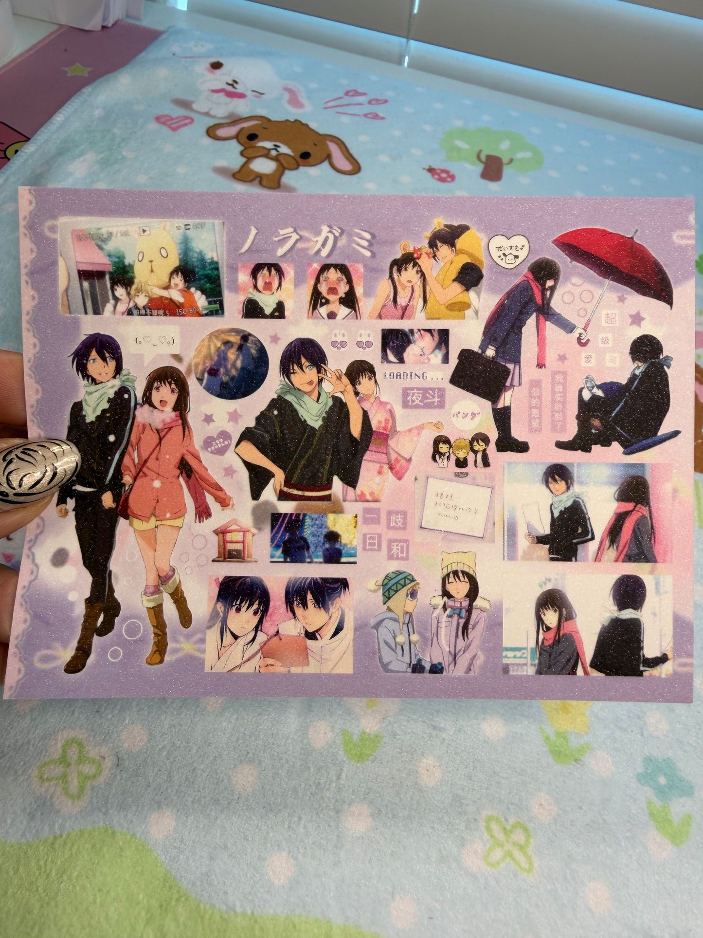 SSN Noragami Anime Sticker Sheet