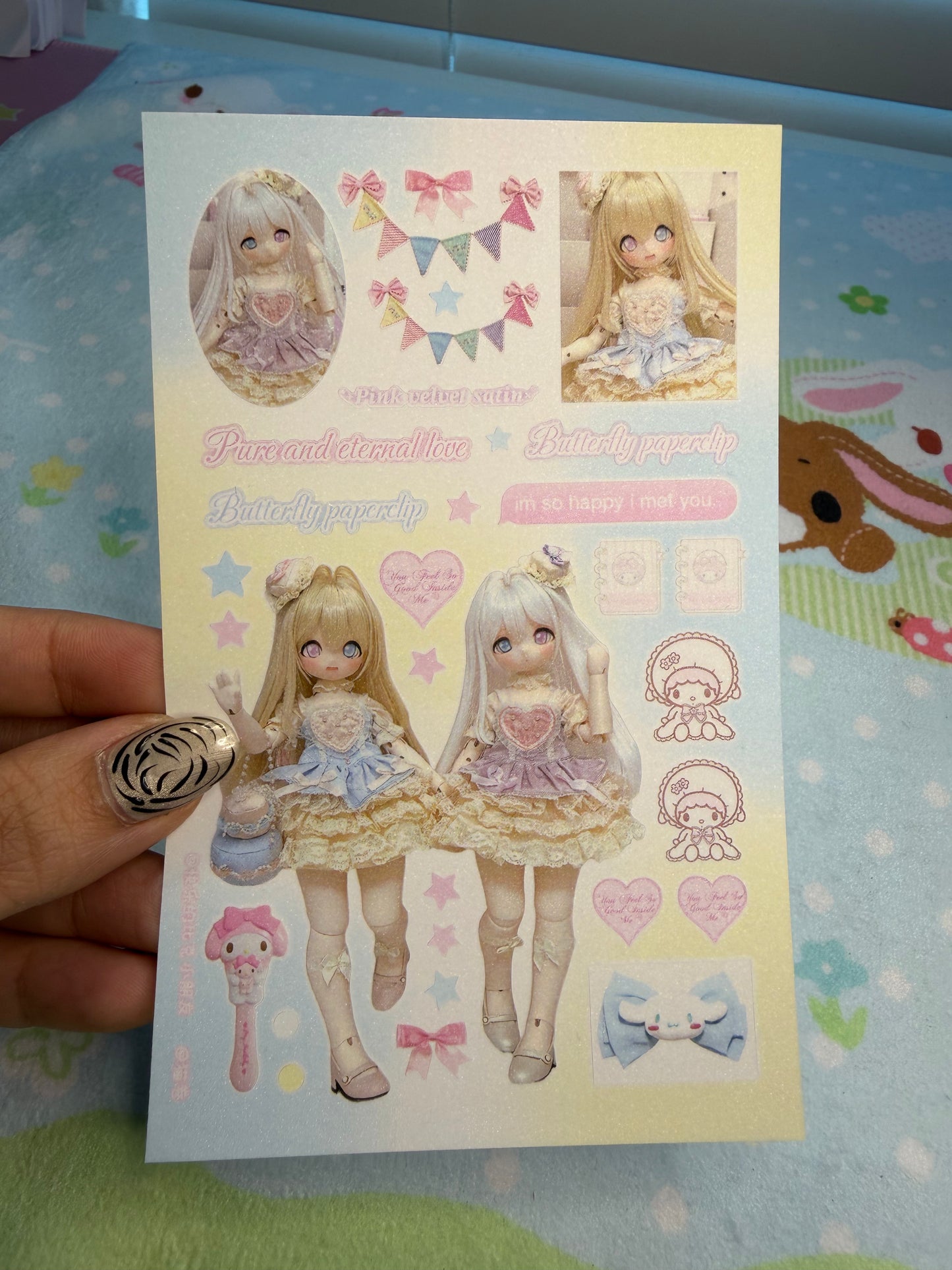 BJD Doll 1 Sticker Sheet