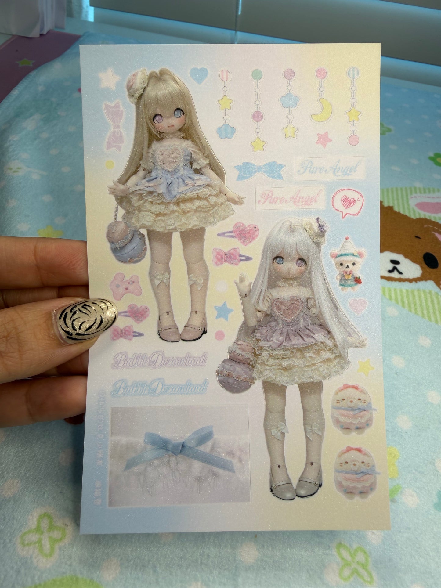BJD Doll 2 Sticker Sheet