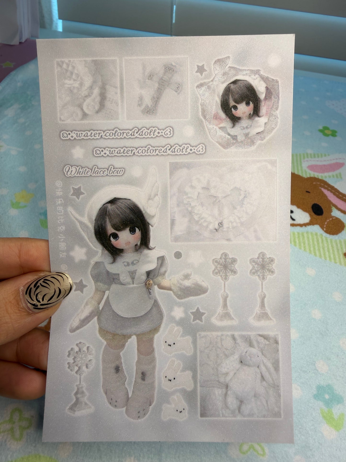BJD Doll 3 Sticker Sheet