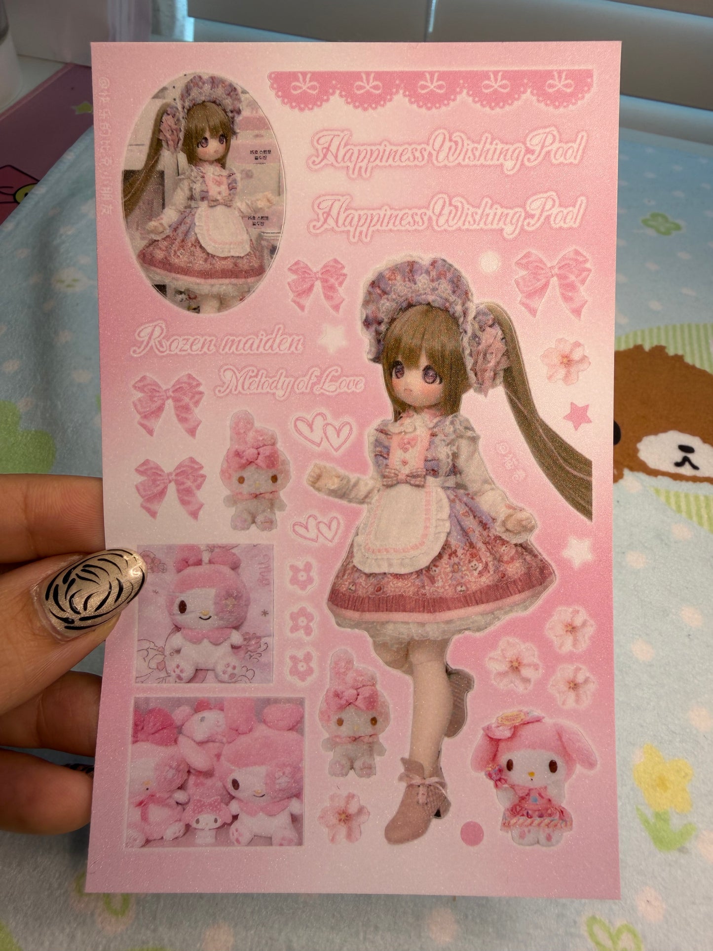 BJD Doll 4 Sticker Sheet