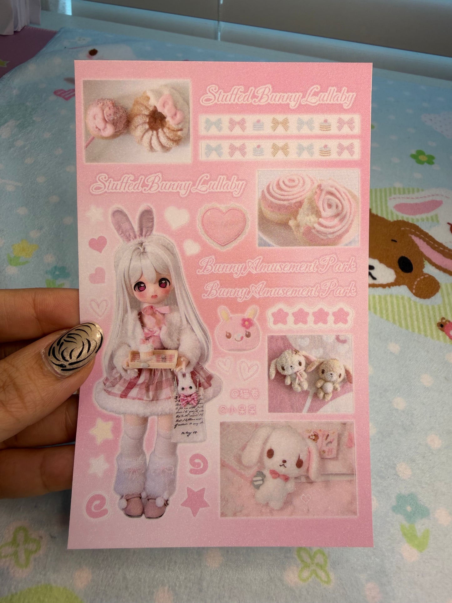 BJD Doll 5 Sticker Sheet