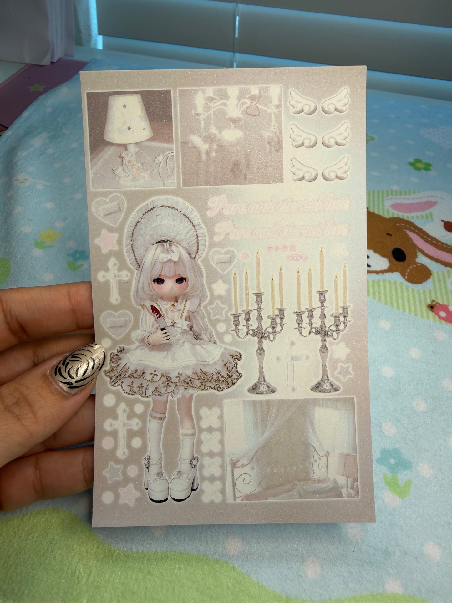 BJD Doll 10 Sticker Sheet