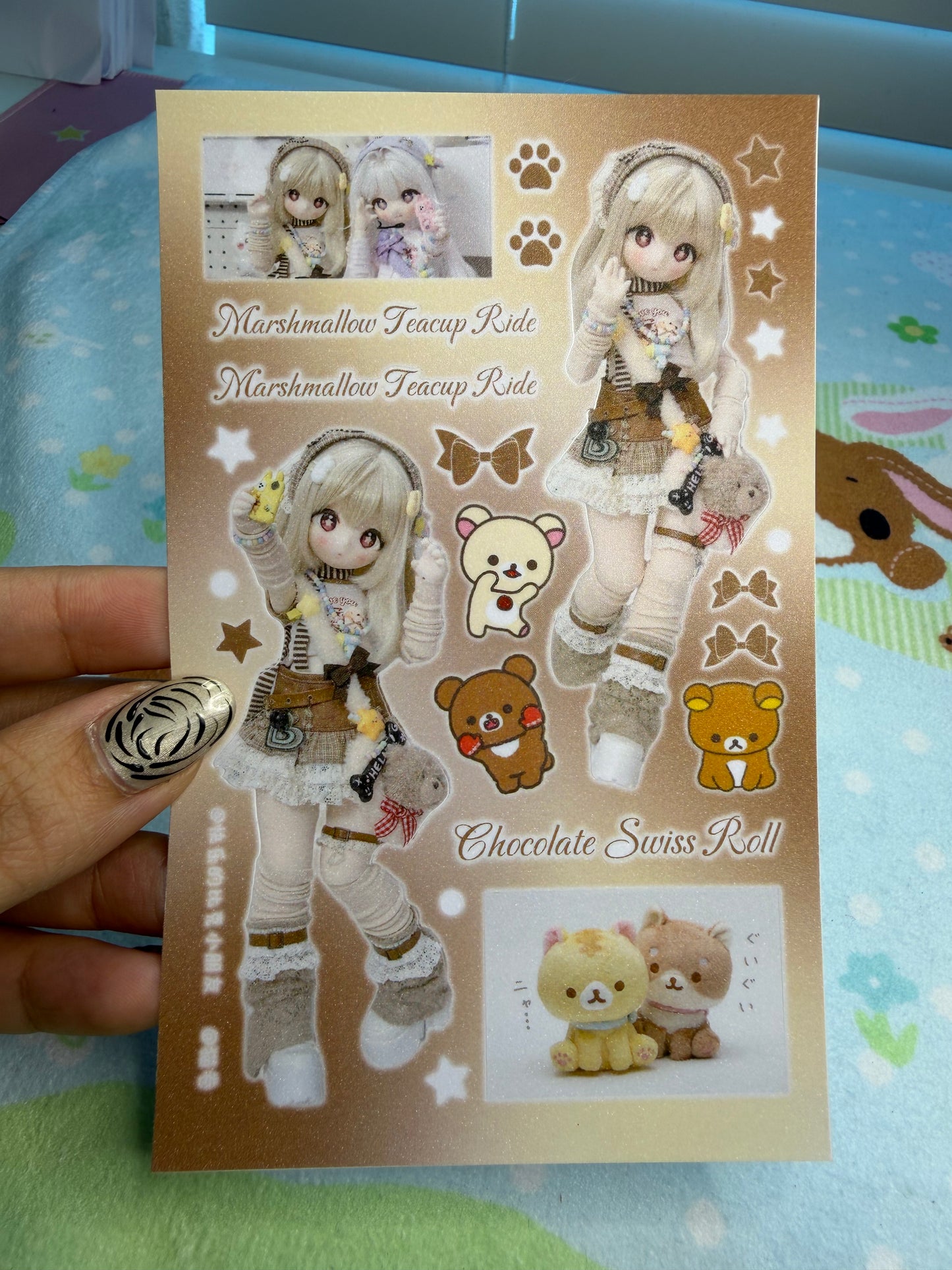 BJD Doll 13 Sticker Sheet