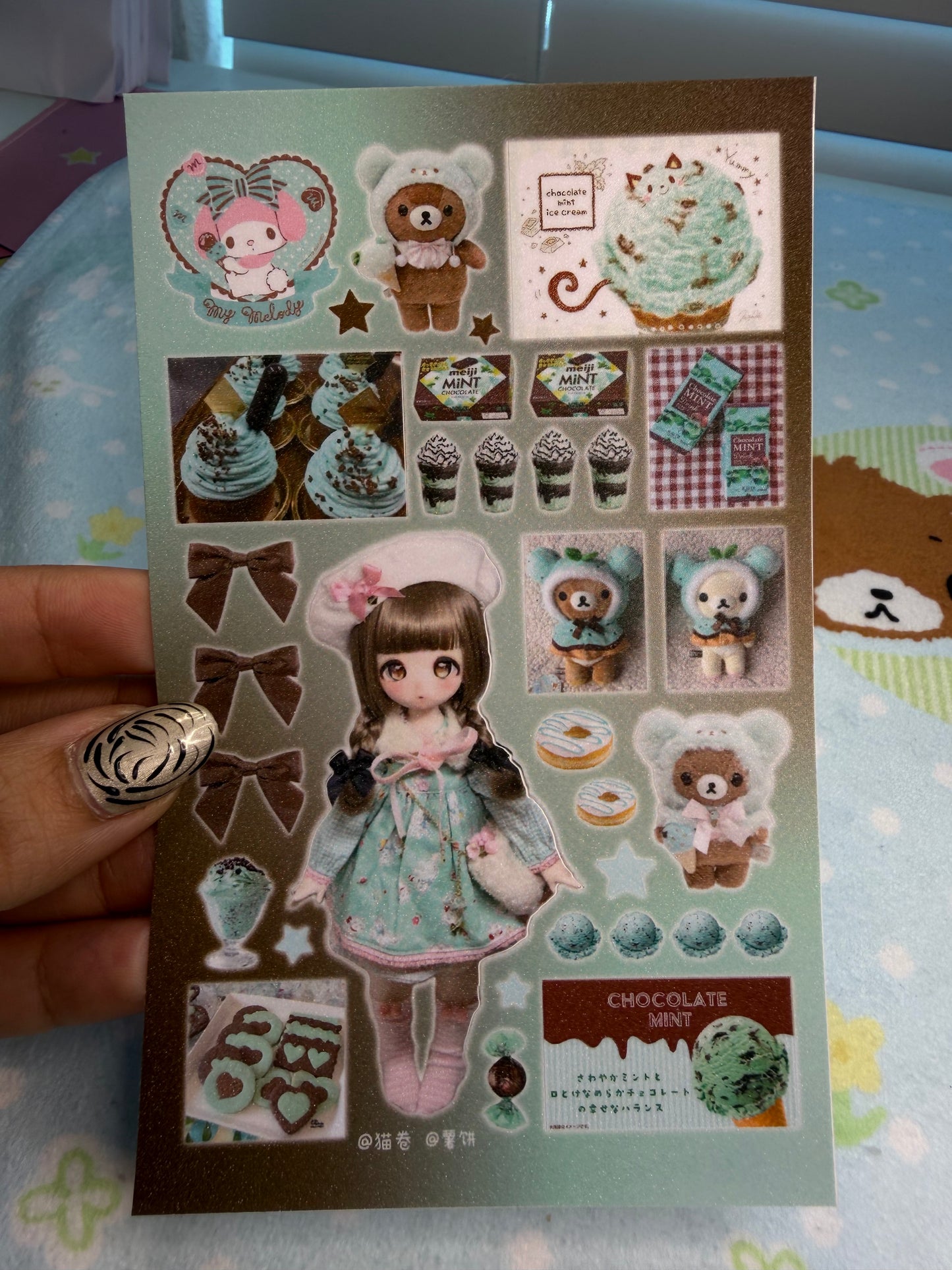 BJD Doll 18 Sticker Sheet