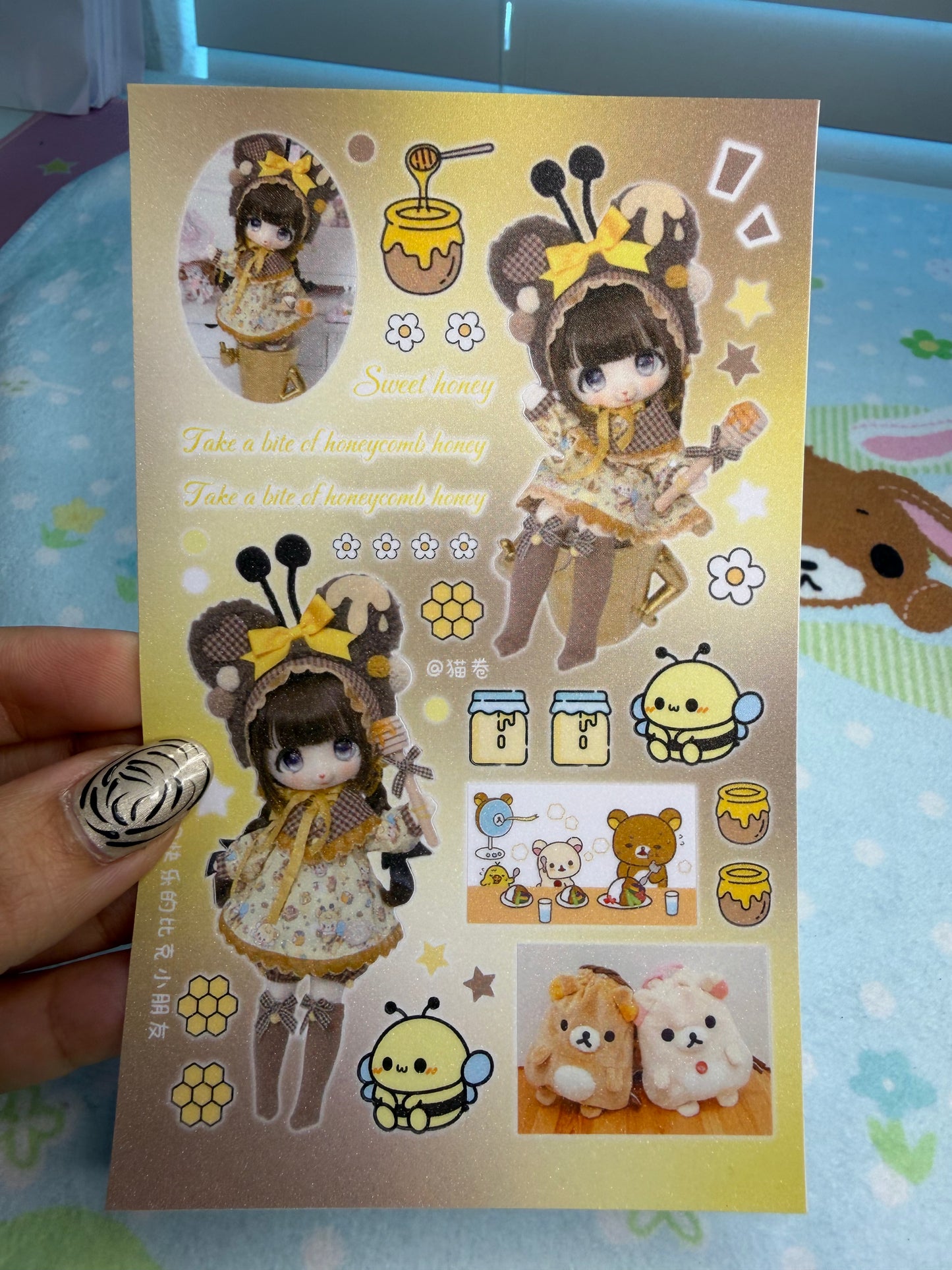 BJD Doll 21 Sticker Sheet
