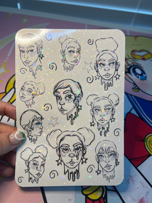 Severed Girl Heads